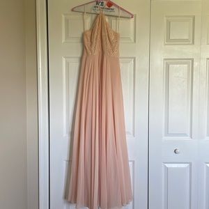 Lulus halter top full length gown